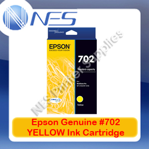 Epson Genuine #702 YELLOW Ink Cartridge for WorkForce WF-3720/WF-3725 (C13T344492)
